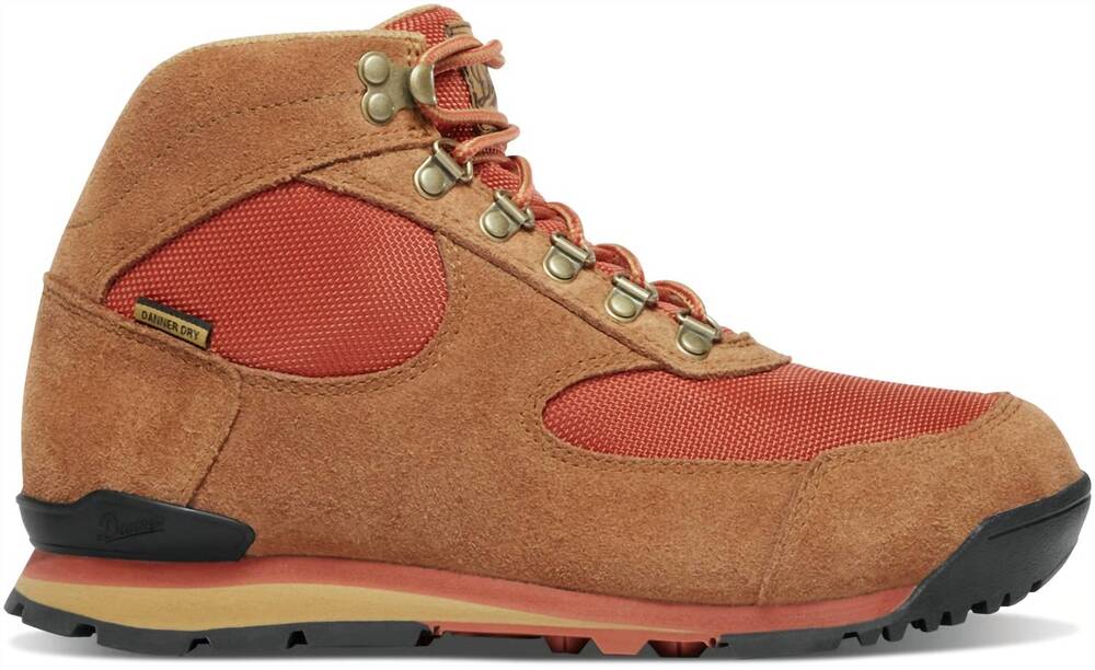 NEW DANNER women's jag ii waterproof hiking boot in brown/bossa nova